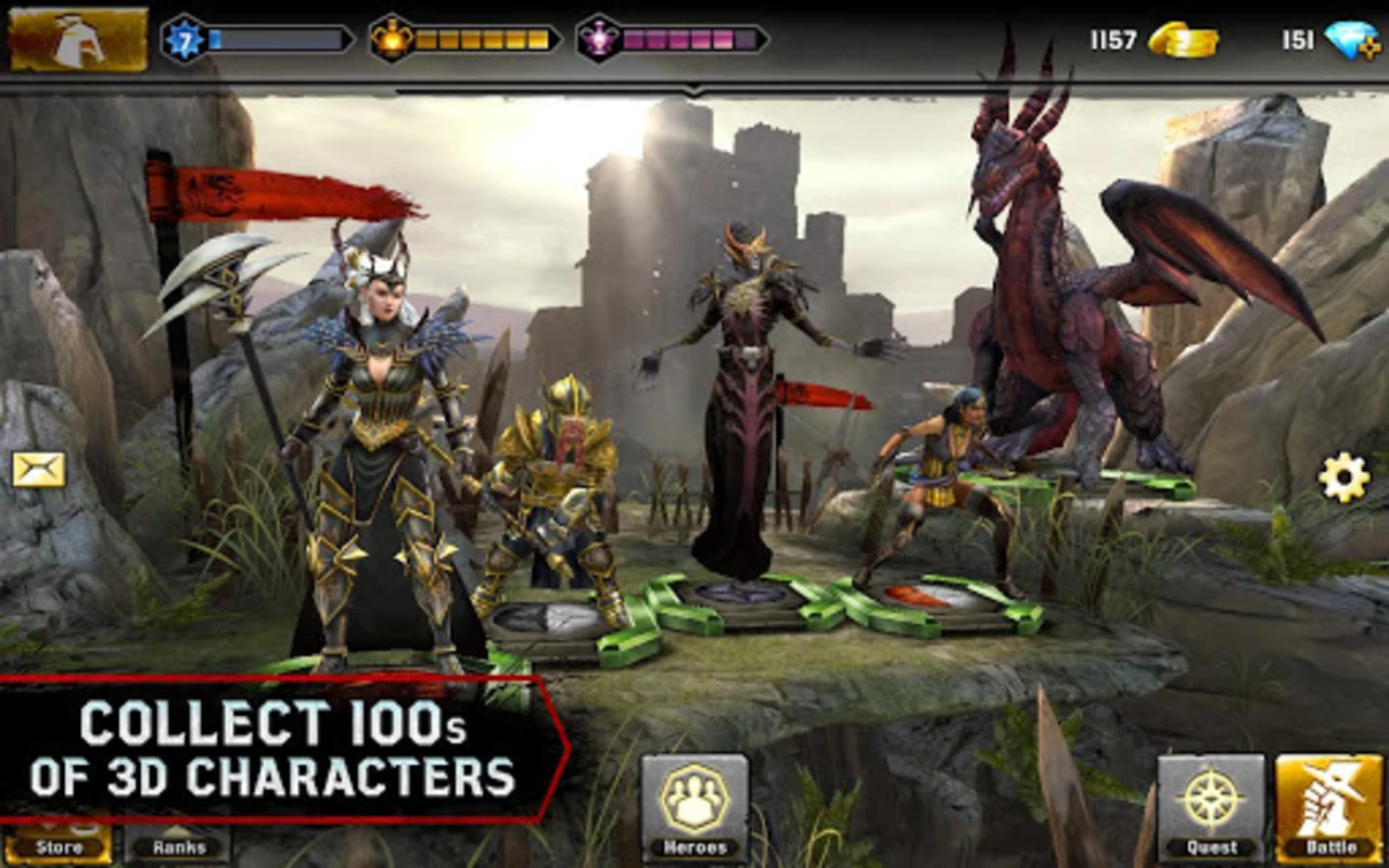 تحميل تطبيق Heroes of Dragon Age للأندرويد 2023 مجانا